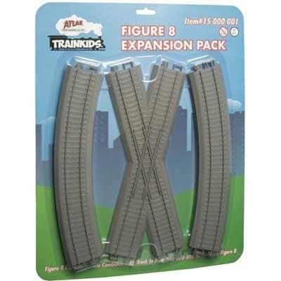 Trainkids -- Figure-8 Track Expansion Set, HO, Atlas Model Railroad Co. 15000001