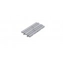 Street Track - Unitram -- Double-Track - Straight - 4-7/8′ 124mm, N, Kato USA Inc 40024