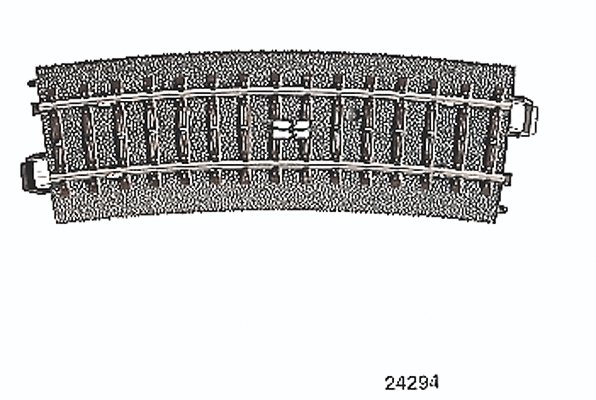 C-Track -- Curved Circuit 17-1/4′, HO, Marklin, Inc 24294