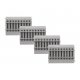 Straight Code 83 Roadbed Track - MagneLock -- 3′ 7.6cm pkg(4), HO, Lionel 8768034