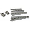 Curved Turntable Extension Track Set - Unitrack, N, Kato USA Inc 20286