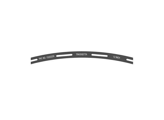 Tracksetta Track Laying Template -- 12′ 30.5cm Radius Curve, N, Peco NT12