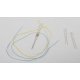 LED Kit -- Includes 2 Sunny White 1/8′ 3mm Diameter LEDs, 3 Wires, 2 680-Ohm Resistor, ALL, Train Control Systems 1289