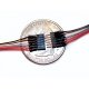 6-Pin 2 x 3 Array Mini Connector Set (1 Male, 1 Female) -- .165 x .119 x .465′ w/6′ Orange, Gray, Red, Black, Yellow, Blue 3