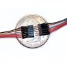 6-Pin 2 x 3 Array Mini Connector Set (1 Male, 1 Female) -- .165 x .119 x .465′ w/6′ Orange, Gray, Red, Black, Yellow, Blue 3