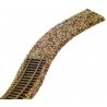 Cork Roadbed -- Single Strip 6`6` Long x 1/8` Thick 2m Long x 3mm Thick, N, Busch Gmbh & Co Kg 7505