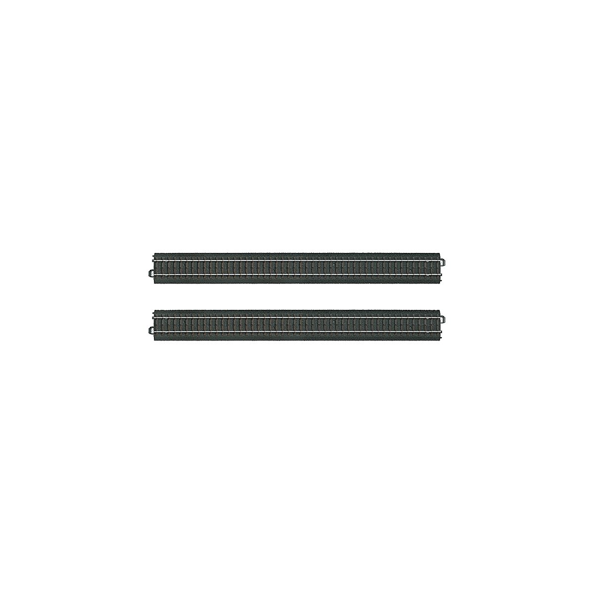 3-Rail C-Track - My World -- Straight - 14-3/16′ 36cm pkg(2), HO, Marklin, Inc 20360