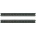3-Rail C-Track - My World -- Straight - 14-3/16′ 36cm pkg(2), HO, Marklin, Inc 20360