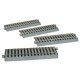 Unitrack - Straight Sections -- 4-7/8′ 123mm pkg(4), HO, Kato USA Inc 2140
