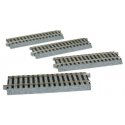 Unitrack - Straight Sections -- 4-7/8′ 123mm pkg(4), HO, Kato USA Inc 2140