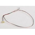 Surface-Mount LED w/Attached Magnet Wire Leads -- Sunny White pkg(2), ALL, Train Control Systems 1417