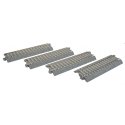 Straight Track w/Concrete Ties - Unitrack -- 4-7/8′ 123mm pkg(4), HO, Kato USA Inc 2141