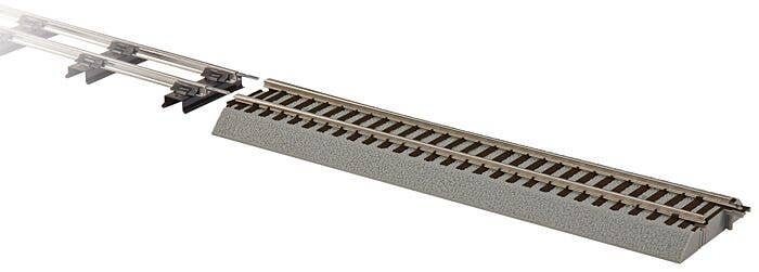 American Flyer(R) FasTrackª Roadbed Track -- 5′ 12.7cm FasTrack-to-Traditional American Flyer Transition, S, Lionel 649858