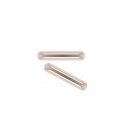 Code 143 Track -- Nickel Silver Conductive Rail Joiners pkg(24), O, Peco SL710FB