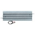 FasTrack(TM) Track w/Roadbed - 3-Rail -- Terminal Section w/Hook-Up Wires 10′ 25.4cm, O, Lionel 612016