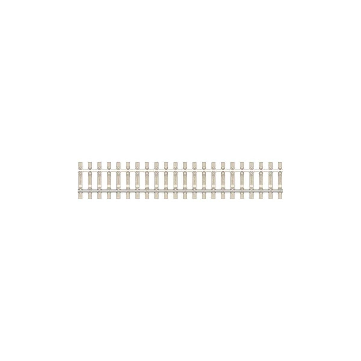 Code 80 Concrete Tie Flex Track - Streamline -- 36′ 91.4cm Section, N, Peco SL303