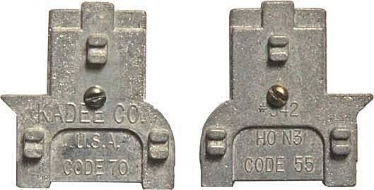 Three-Point Track Gauge -- For Code 55, 66 & 70 Rail, HOn3, Kadee Quality Products 342