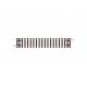 Code 80 Sectional Track - Setrack -- Straight - 3-7/16′ 8.7cm, N, Peco ST1