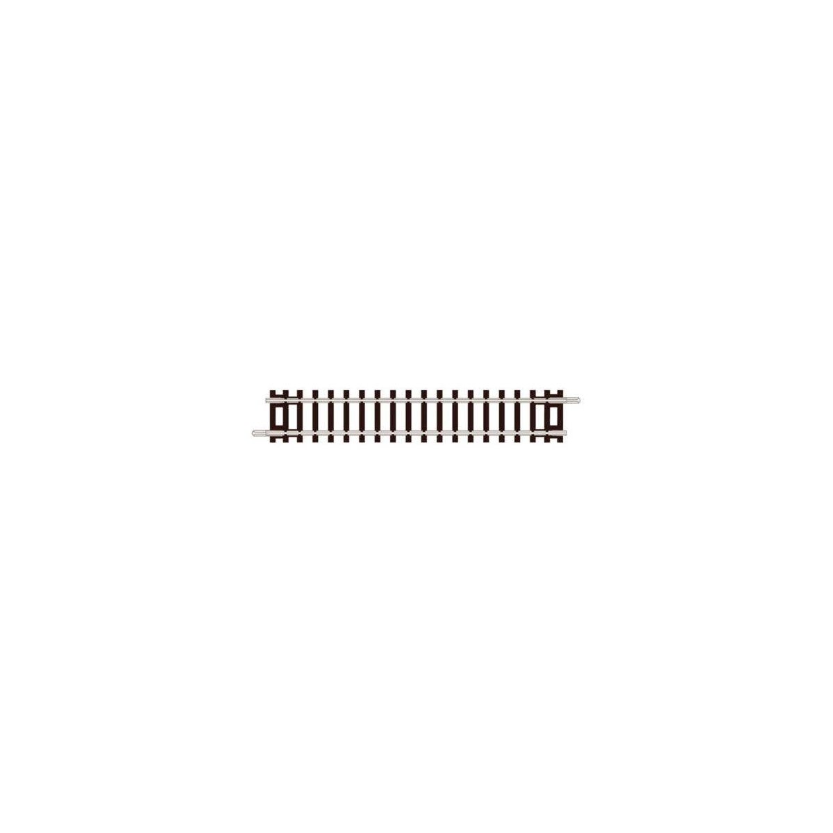 Code 80 Sectional Track - Setrack -- Straight - 3-7/16′ 8.7cm, N, Peco ST1