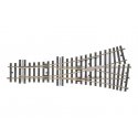 Three-Way Turnout Complete -- 1,394mm 54-7/8′ Radius, I, Marklin, Inc 59091