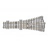 Three-Way Turnout Complete -- 1,394mm 54-7/8′ Radius, I, Marklin, Inc 59091