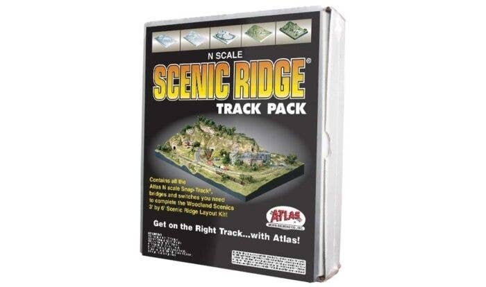 Scenic Ridge(R) Track Pack -- Use with 785-1482 3 x 6′ Scenic Ridge Layout, N, Woodland Scenics 1182