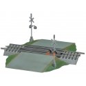FasTrack(TM) Track w/Roadbed - 3-Rail -- Grade Crossing w/Flashers & Bell - 10` 25.4cm Straight w/6-1/4`, O, Lionel 612052