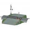 FasTrack(TM) Track w/Roadbed - 3-Rail -- Grade Crossing w/Flashers & Bell - 10` 25.4cm Straight w/6-1/4`, O, Lionel 612052