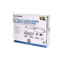 Over and Under Figure 8 Track Pack with Pier Set - Steel Alloy E-Z Track(R) -- Set-Up Size: , HO, Bachmann Industries 44475