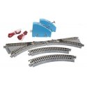 CV2 Compact Multi-Purpose Turnout Set - Unitrack, N, Kato USA Inc 20891
