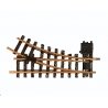 R1 30-Degree Manual Turnout 4`3` Diameter -- Right Hand, G, LGB 12000