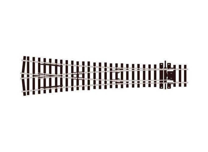 Code 75 Streamline Wye Turnout -- Large Radius, Electrofrog, HO, Peco SLE198