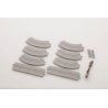 Trolley/Streetcar Track System -- Small Loop Set 4-1/2′ 11.4cm Radius, N, TomyTec Co LTD 91085