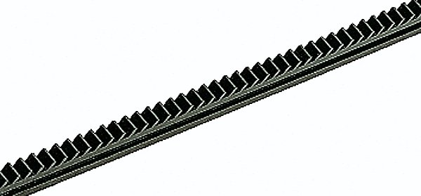 Rack Rail Track pkg(12) -- Length of Each Section: 11-13/16′ 30cm, G, LGB 10210