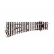ST-241 Turnout - Small Radius -- Left Hand, Insulfrog, HO, Peco ST241