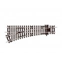 ST-241 Turnout - Small Radius -- Left Hand, Insulfrog, HO, Peco ST241