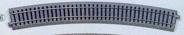 Unitrack - Curved Sections 22.5 Degree Radius pkg(4) -- 31-1/8′ 790mm, HO, Kato USA Inc 2250