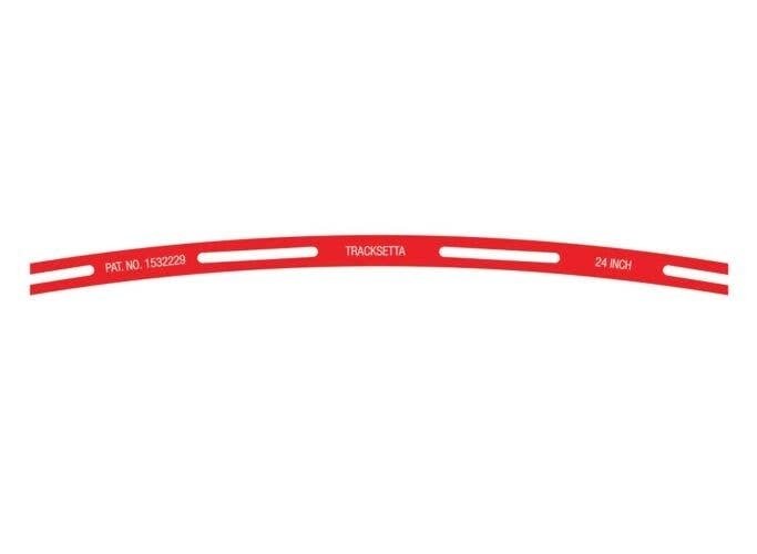 Tracksetta Track Laying Template -- 24′ 61cm Radius Curve, N, Peco NT24