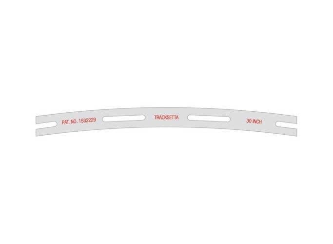 Tracksetta Track Laying Template -- 36′ 91.5cm Radius Curve, HO, Peco OOT36