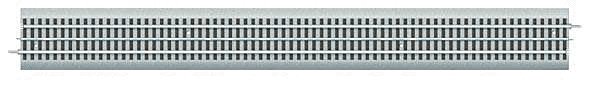 FasTrack(TM) Track w/Roadbed - 3-Rail -- Straight Track 30′ 76.2cm, O, Lionel 612042