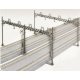 Four Track Catenary Poles -- Straight pkg(10), N, Kato USA Inc 23064