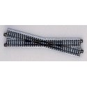 Track Crossings - 15-Degree, 7-5/16′ 186mm -- Right, N, Kato USA Inc 20301