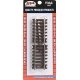 Code 83 Snap Track - Straight Sections -- 2′ 5.1cm pkg(4), HO, Atlas Model Railroad Co. 525