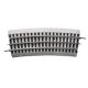 FasTrack(TM) Track w/Roadbed - 3-Rail -- 1/2 O-72 Curve Track, O, Lionel 612055