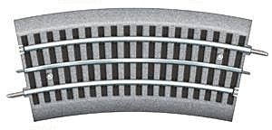 FasTrack(TM) Track w/Roadbed - 3-Rail -- 1/2 O-36 Curve, O, Lionel 612022