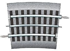 FasTrack(TM) Track w/Roadbed - 3-Rail -- 1/4 O-36 Curve, O, Lionel 612023