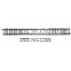 5′ Straight Track Alignment Gauge, HO, Ribbonrail 5