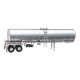 Food Grade Tank Trailer - Assembled -- Painted, Unlettered, HO, Walthers SceneMaster 12356