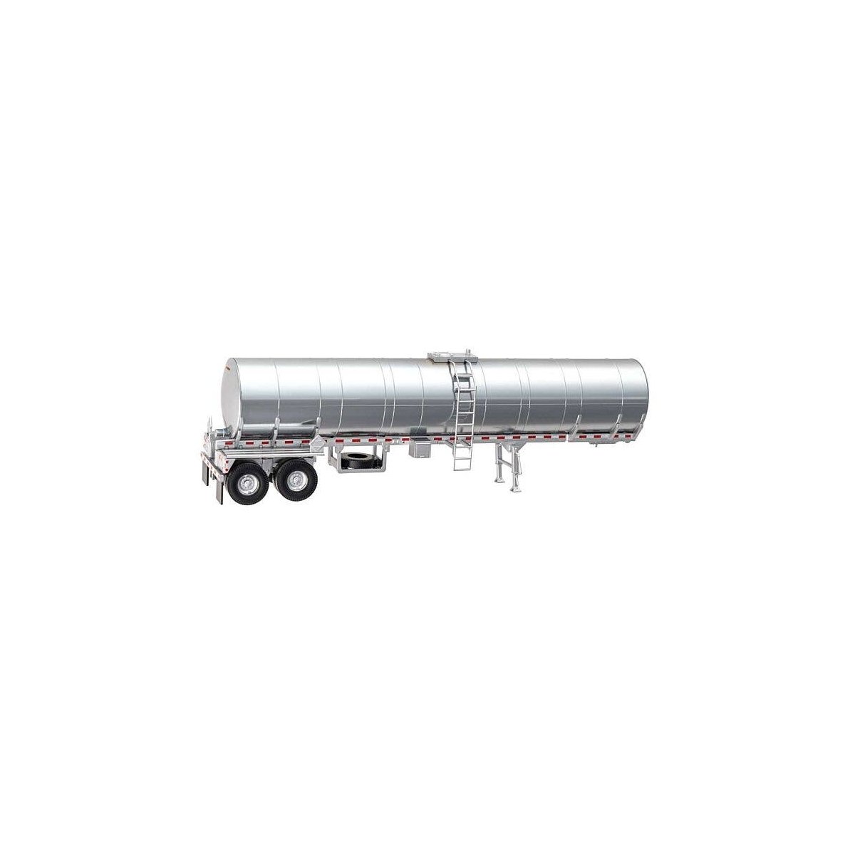 Food Grade Tank Trailer - Assembled -- Painted, Unlettered, HO, Walthers SceneMaster 12356