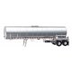 Food Grade Tank Trailer - Assembled -- Painted, Unlettered, HO, Walthers SceneMaster 12356